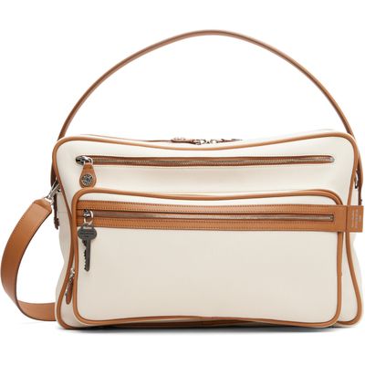 Acne Studios Acne Studios Beige & Tan Camero Camera Canvas Bag