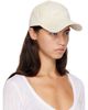 Acne Studios Acne Studios Beige Embroidered-Logo Cap - 2