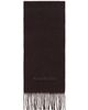 Acne Studios Acne Studios Beige Fringed Wool Scarf - 1