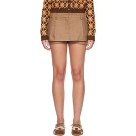 Acne Studios Acne Studios Beige Layered Satin Skort