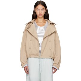 Acne Studios Acne Studios Beige Short Trench Jacket