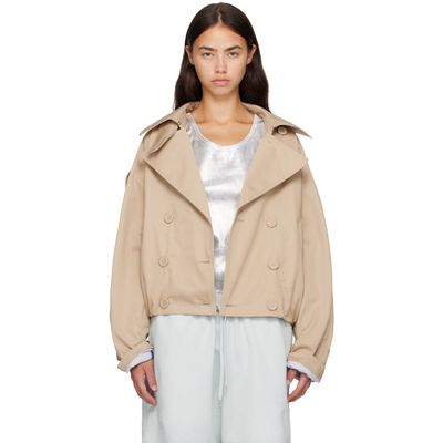 Acne Studios Acne Studios Beige Short Trench Jacket