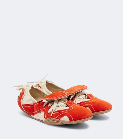 Acne Studios Acne Studios Bilaria leather and suede sneakers