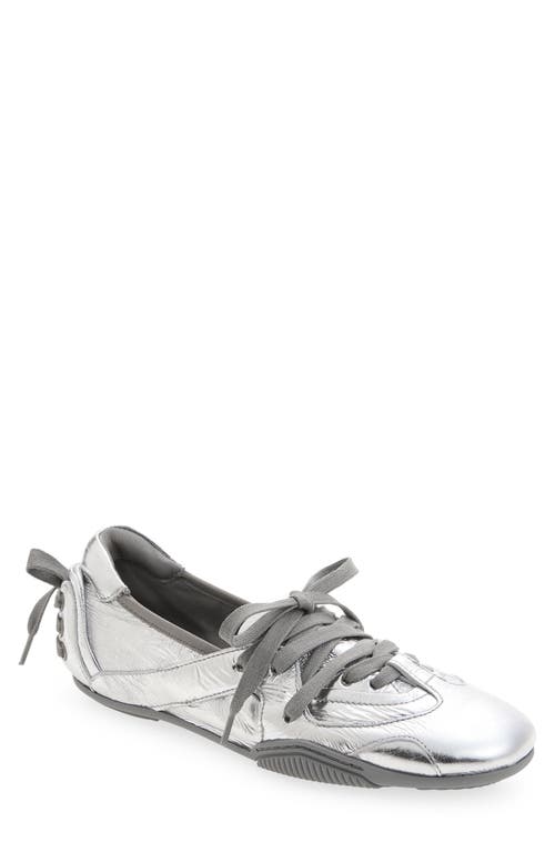 Acne Studios Acne Studios Bilaria Metallic Leather Low Top Sneaker
