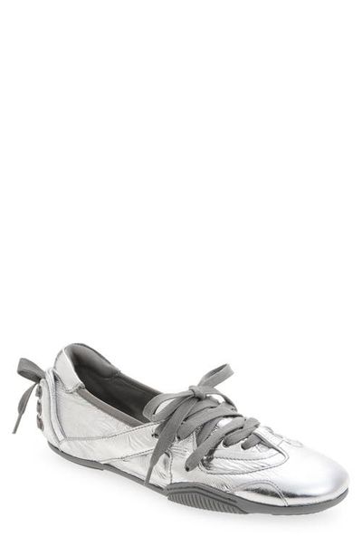 Acne Studios Acne Studios Bilaria Metallic Leather Low Top Sneaker