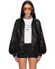 Acne Studios Acne Studios Black Blouson Leather Jacket - 1