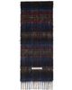 Acne Studios Acne Studios Black Check Fringed Scarf - 1