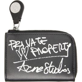 Acne Studios Acne Studios Black Compact Zip Wallet
