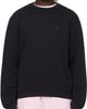 Acne Studios Acne Studios Black Crewneck Fleece Sweatshirt - 1