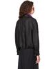 Acne Studios Acne Studios Black Cropped Leather Jacket - 3