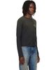 Acne Studios Acne Studios Black Distressed Logo T-shirt - 2