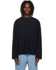 Acne Studios Acne Studios Black Embroidered Logo T-shirt - 1