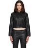 Acne Studios Acne Studios Black Fitted Denim Jacket - 1