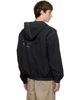 Acne Studios Acne Studios Black Hooded Logo Jacket - 3