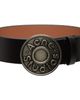 Acne Studios Acne Studios Black Logo Leather Belt - 1