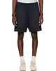 Acne Studios Acne Studios Black Printed-Logo Shorts - 1