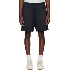 Acne Studios Acne Studios Black Printed-Logo Shorts