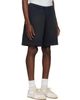 Acne Studios Acne Studios Black Printed-Logo Shorts - 2