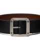 Acne Studios Acne Studios Black Reversible Leather Belt - 1