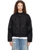 Acne Studios Acne Studios Black Shiny Drill Bomber Jacket - 1