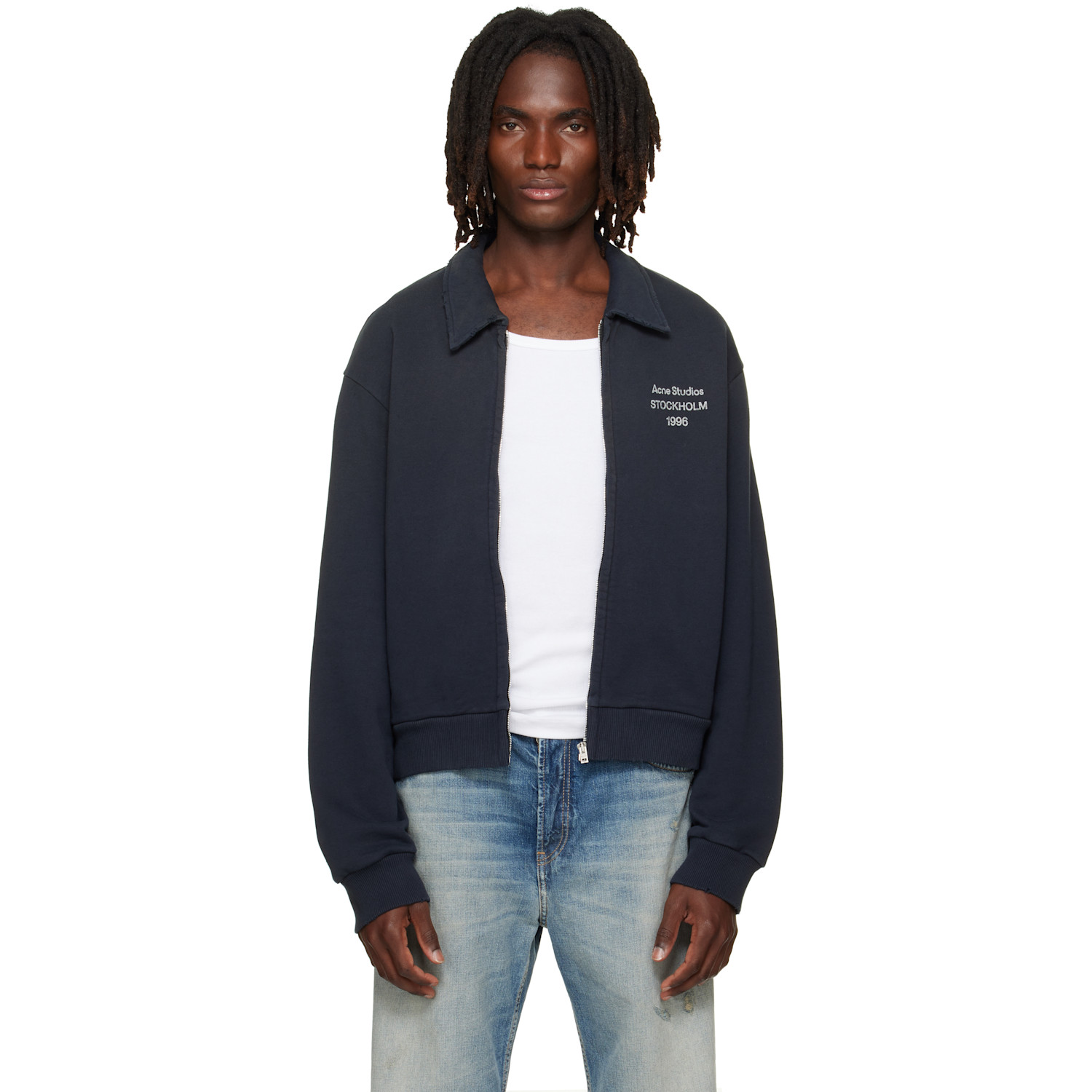 Acne Studios - Black Zip Sweatshirt