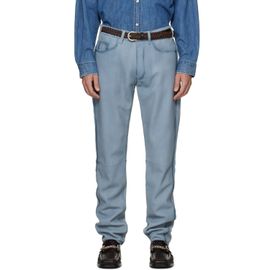 Acne Studios Acne Studios Blue 1979 Suede Trousers