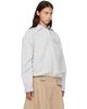 Acne Studios Acne Studios Blue & Gray Striped Polo - 2
