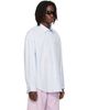 Acne Studios Acne Studios Blue Button-Up Logo Shirt - 2