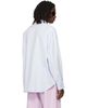Acne Studios Acne Studios Blue Button-Up Logo Shirt - 3