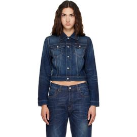 Acne Studios Acne Studios Blue Fitted Denim Jacket