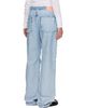 Acne Studios Acne Studios Blue Frayed Jeans - 3
