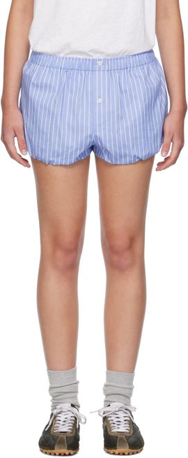 Acne Studios Acne Studios Blue Relaxed-Fit Shorts