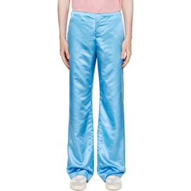 Acne Studios Acne Studios Blue Satin Trousers