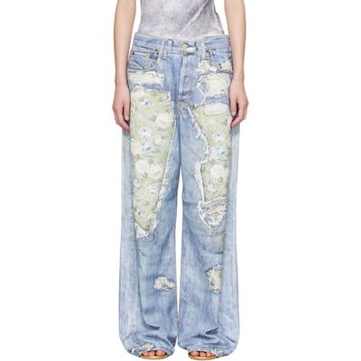 Acne Studios Acne Studios Blue Trompe-l’Oeil 1981 Jeans
