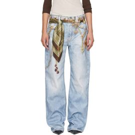 Acne Studios Acne Studios Blue Trompe-L'Oeil Jewellery Jeans