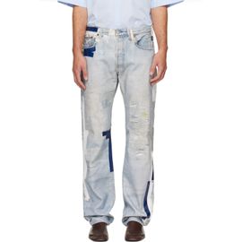 Acne Studios Acne Studios Blue Trompe-L'oeil Tape 1996M Jeans