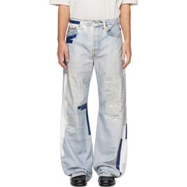 Acne Studios Acne Studios Blue Trompe-L'oeil Tape 2021M Jeans