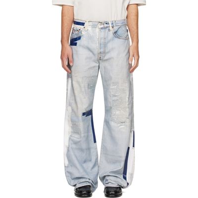 Acne Studios Acne Studios Blue Trompe-L'oeil Tape 2021M Jeans