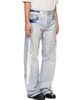 Acne Studios Acne Studios Blue Trompe-L'oeil Tape 2021M Jeans - 2