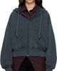 Acne Studios Acne Studios Blue Zipper Hoodie - 1