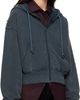 Acne Studios Acne Studios Blue Zipper Hoodie - 2