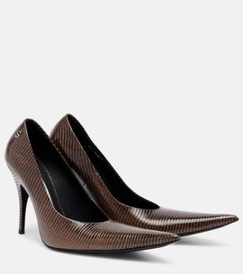 Acne Studios Acne Studios Bonnie embossed leather pumps