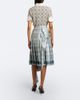 Acne Studios Acne Studios Bow-detail checked silk satin midi skirt - 6