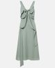 Acne Studios Acne Studios Bow-detail silk midi dress - 1