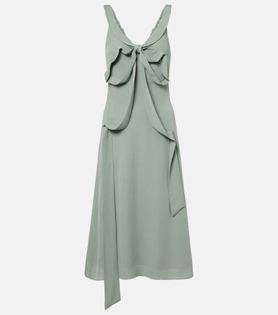 Acne Studios Acne Studios Bow-detail silk midi dress