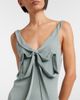 Acne Studios Acne Studios Bow-detail silk midi dress - 3