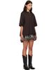 Acne Studios Acne Studios Brown & Green Layered T-shirt Minidress - 2