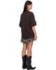 Acne Studios Acne Studios Brown & Green Layered T-shirt Minidress - 3