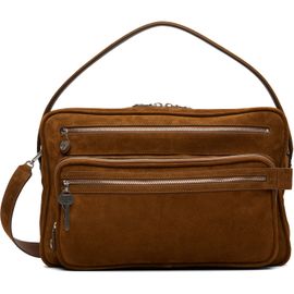 Acne Studios Acne Studios Brown Camero Camera Suede Shoulder Bag
