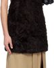 Acne Studios Acne Studios Brown Faux-Fur Minidress - 2